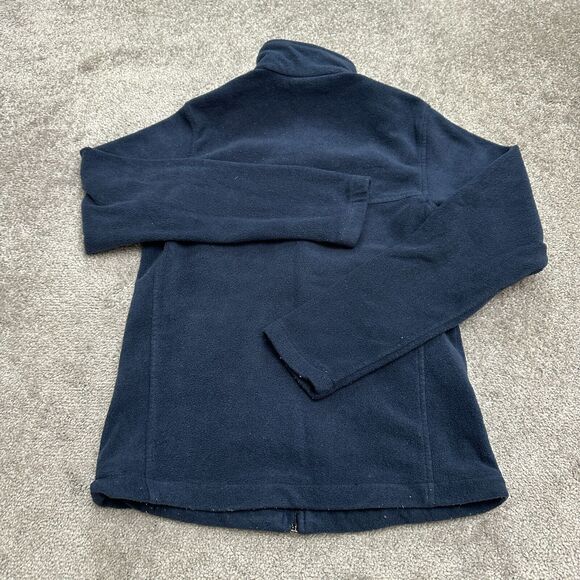 Columbia Steens Mountain Fleece Jacket Mens Small Blue Full Zip Pocket Outdoor - Picture 2 of 12